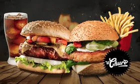 Combo de 2 Hamburguesas Artesanales 100g + Papas y Gaseosa