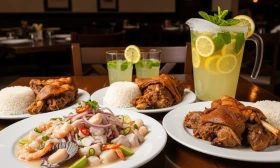 Promo para 3 Personas: Cabrito norteño con Ceviche y Bebida Incluida