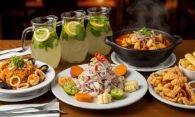 Ronda Real para 8 personas: Ceviche, Arroz con Mariscos, Chicharrón de Pescado y más